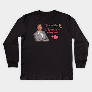 CJ Cregg Valentine's Card Kids Long Sleeve T-Shirt